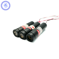 Module de diode laser à point bleu pur focalisable 12x40mm 450nm 5mW 10mW 30mW 50mW 3-5V avec pilote intégré