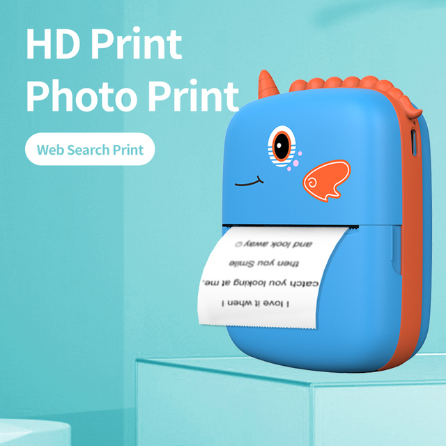 Wireless Pocket Thermal Printer Mini Portable Printer Handheld Portable Mini Printer for Mobile Phone