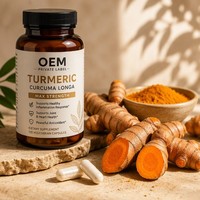 Capsules de Curcuma et Curcumine 500mg à Marque Blanche OEM – Antioxydant et Soutien Articulaire – Complément Alimentaire pour Acheteurs de Marques