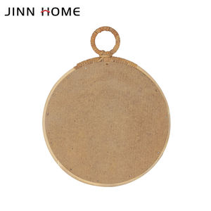 <span class=keywords><strong>Vintage</strong></span> rustico rotondo in legno appeso a parete Art specchio <span class=keywords><strong>cornice</strong></span> in legno rettangolare specchio da pavimento per la decorazione della cucina - Product Image 5