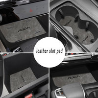 Tapis de protection pour fente d'accoudoir de porte de voiture pour Dongfeng Huge Aeolus Haoji 2022 2023 2024 2025, coussin en cuir pour fente, accessoires