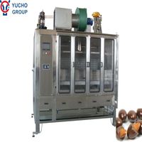 Nouvelle machine à enrober les cacahuètes au chocolat YC avec revêtement en acier inoxydable 304, haute productivité, certifiée CE