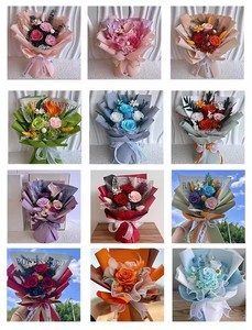 Bouquet de roses réelles préservées faites à la main, cadeau de <span class=keywords><strong>fleurs</strong></span> éternelles pour la Saint-Valentin, mariage, fiançailles, décoration de fête à domicile - Product Image 6