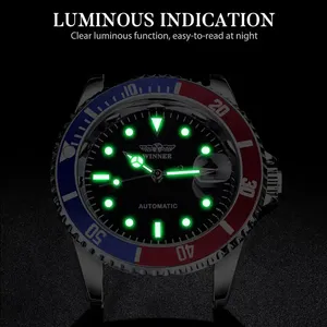 Winner Forsining 320 Reloj para Hombre, relojes mecánicos automáticos, relojes de pulsera impermeables de acero inoxidable para Hombre, Dropshipping, Reloj para Hombre - Product Image 4