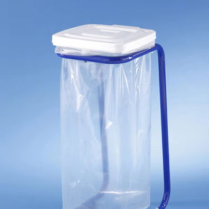 Support pour sacs <span class=keywords><strong>poubelle</strong></span> JH-Mech avec couvercle <span class=keywords><strong>sur</strong></span> roulettes, support durable pour sacs <span class=keywords><strong>poubelle</strong></span> publics, support pour sacs <span class=keywords><strong>poubelle</strong></span> en métal avec roulettes - Product Image 3