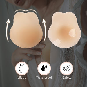 Frauen Neues Design Push-up Kaninchen form Lefting Soft Deep Cup Dünne Kante Silikon Nippel Abdeckung Mit Ohr - Product Image 5