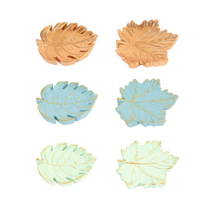 Leaf Shape Jewelry Tray Plastic Resin Storage Organizer For Necklace Earrings Bracelet Display Decorative <b>Gift</b> Item - Product Image 5