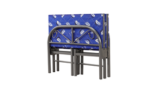 Modern Design Metal <b>Folding</b> <b>Single</b> <b>Bed</b> for Living Room Hotel School Bedroom or Apartment - Product Image 3