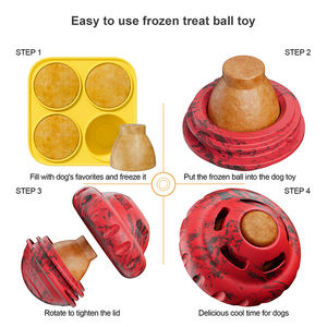 संवादात्मक कुत्ता खिलौना उन्हें व्यस्त रखने के लिए पालतू कुत्ते चउ खिलौने प्रशिक्षण सिलीकोन कुत्ते के लिए प्रशिक्षण सिलिकॉन उपचार मोल्ड पहेली बॉल टॉय का इलाज करता है - Product Image 3