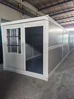 Maison conteneur modulaire préfabriquée professionnelle de 20 pieds et 40 pieds pour bureau et logement à structure en acier