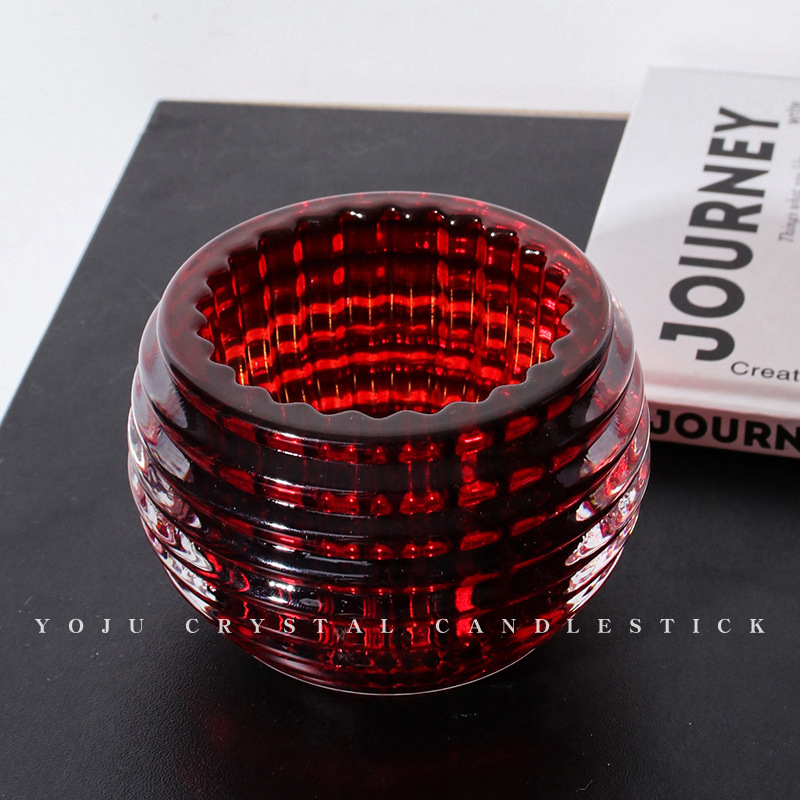 Rouge 9x7cm-convient aux bougies de moins de 45cm