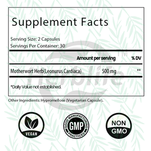 แคปซูลมารดาเวอร์ต OEM ODM - อาหารเสริมธรรมชาติสำหรับผู้หญิงในช่วงวัยหมดประจำเดือน ช่วยบำรุงระบบหัวใจและหลอดเลือด ปรับอารมณ์และช่วยให้สงบ  สำหรับผู้ทานมังสวิรัติ - Product Image 2