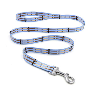 Laisse pour chien en nylon à motif géométrique personnalisable, style tendance réglable pour chiens, moule privé disponible - Product Image 3