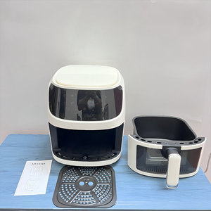 8L Large Capacity Electric Air Fryer 2400W Digital <b>Control</b> Stainless Steel Oil Free Low Fat Air Fryer for Home Use - Product Image 6