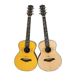 Vente directe usine : Guitares acoustiques d'entraînement professionnelles de 36 pouces en placage d'épicéa, avec dos et éclisses en acajou, fabriquées en Chine - Product Image 1