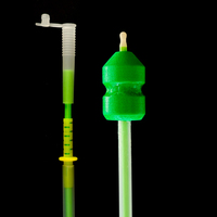 Tubes d'insémination porcine jetables professionnels avec tête en mousse EVA et tube en PP pour l'insémination artificielle des porcs et des bovins