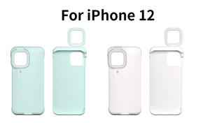 Nueva <span class=keywords><strong>Funda</strong></span> para Teléfono Móvil con Luz LED de Relleno y Anillo de Luz para Selfies, <span class=keywords><strong>Funda</strong></span> Protectora para Smartphone Compatible con <span class=keywords><strong>iPhone</strong></span> <span class=keywords><strong>11</strong></span>, 12, XS - Product Image 3