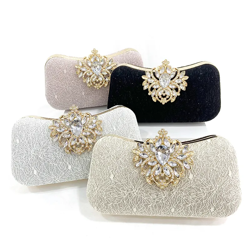 Newest Rhinestone women party silver purse diamond handbags wedding luxury bling bling clutch ladies evening bag