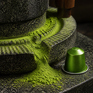 Capsules de matcha latte avec base de poudre de <span class=keywords><strong>lait</strong></span> végétal, boîte de 10 capsules - Product Image 2