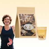 Bebida Herbal China 100% Natural para Eliminar la Humedad y el Mal Aliento, Té de Poria y Ñame