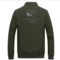 Vente en gros de vestes de pilote volant sur mesure pour hommes veste d'hiver décontractée grande taille avec motif brodé sans col