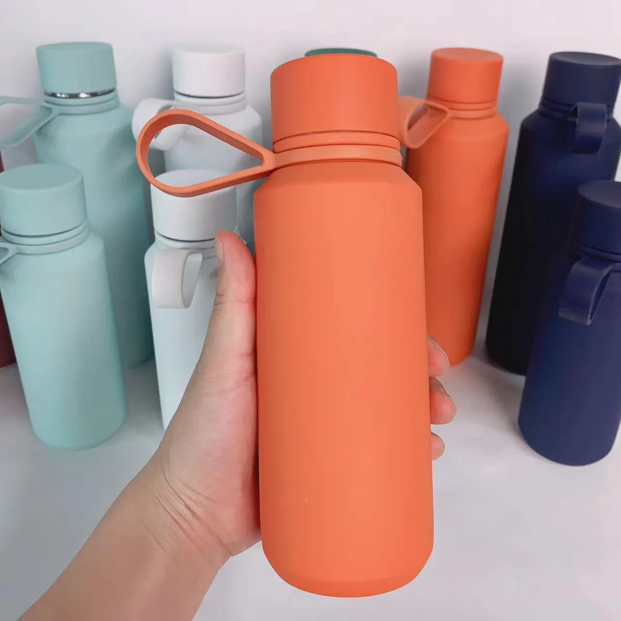 Star model 12oz/20oz Small Mouth Double wall Insulated thermos Outdoor Sports Water bottle Multi color Simple Cup