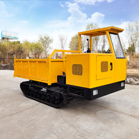 1ton 2ton 3ton Mini Track Dumpers Crawler Carriers Dump Tracked Rubber