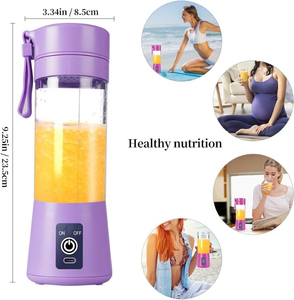 Mixeur Portable Rechargeable USB Facile à Utiliser Alimenté par Batterie Mini Mixeur à Smoothies pour la Maison, les Voyages, la Salle de Sport, Logo Personnalisé - Product Image 5