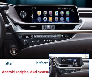 Reproductor de vídeo de Radio para coche Android con pantalla táctil IPS de 12,3 pulgadas para Lexus ES 2018-2021 navegación GPS Carplay WiFi <span class=keywords><strong>Bluetooth</strong></span> - Product Image 3