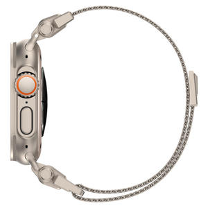 สายนาฬิกาข้อมือสแตนเลสสตีลแบบตาข่าย Milanese สำหรับ Apple Watch S11 10 46 มม. Ultra 49 มม. SE 44 มม. สายรัดแม่เหล็กแบบเปลี่ยนได้ - Product Image 4