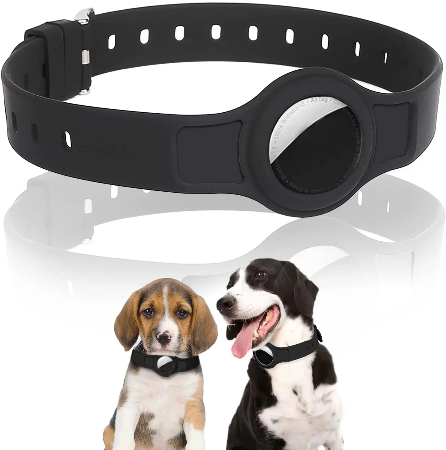 Funda protectora de silicona antipérdida para Collar de perro y gato, impermeable, rastreador GPS, AirTag