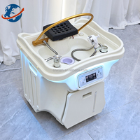 Bac à shampoing mobile pour salon de coiffure, sans plomberie, lavabo portable japonais pour spa capillaire avec réservoir d'eau