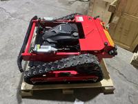 Tondeuse à gazon robotisée sur chenilles auto-chargeante hybride avec télécommande, moteur Loncin 16HP, débroussailleuse RC pour pente de 45 degrés, ferme solaire