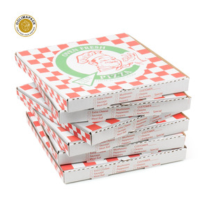 Oolimapack Hot Bán tùy chỉnh in 8/10/12/16 inch Đóng gói hộp bánh <span class=keywords><strong>pizza</strong></span> với logo takeway hộp bánh <span class=keywords><strong>pizza</strong></span> - Product Image 1
