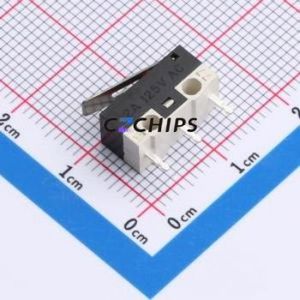 DM-1A-115P-Z Limit Switch SIP-3P,12.8x5.7mm Switch Single Pole Double Throw Press Piece, Straight 12.8mm 5.7mm - Product Image 1