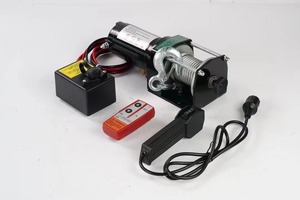 <strong>12V</strong>/24V/48V <strong>Electric</strong> <strong>Winch</strong> 2000/3000/4000/6000/13500 Lbs <strong>Electric</strong> Hoist Automotive Boat Heavy-Duty Steel Wire Rope Towing Remote - Product Image 2