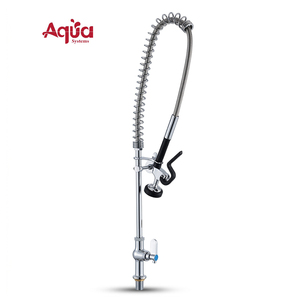 Robinet de cuisine flexible avec douchette extractible pour lavage commercial - Product Image 1