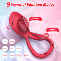 IPX6 Wasserdichter Silikon-Vibrator mit 9 Frequenzen, APP-Steuerung, Neuheit für Erwachsene, Diskrete Verpackung, Tragbarer Massagestab