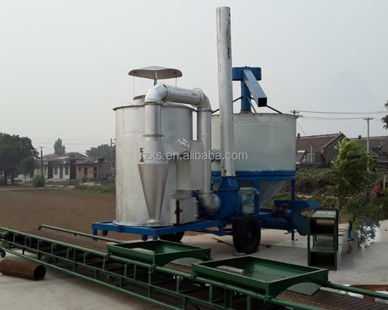 Great quality Mobile grain silo-bin dryer with husk as fuel