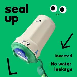 Taza de café de acero inoxidable 316 súper bonita y divertida con tapa, taza creativa para parejas, termo de alto valor de color para niñas - Product Image 3