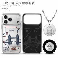Ensemble d'étuis magnétiques pour téléphone avec support N52 3800GS, dos miroir et collier en acier inoxydable