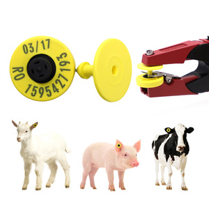 JCET010 मवेशी भेड़ सुअर कस्टम tpu के लिए एनएफसी पशु कान टैग आरएफआईडी कान टैग - Product Image 3