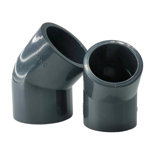 Coudes UPVC <span class=keywords><strong>45</strong></span> degrés de <span class=keywords><strong>100</strong></span> mm pour systèmes d'eau de haute qualité – Vente chaude - Product Image 4
