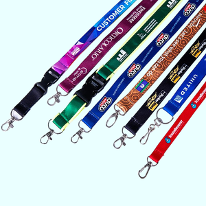 Cordón Personalizado de Poliéster con Logotipo y Texto, Cordón para <span class=keywords><strong>el</strong></span> Cuello con Gancho Metálico y Hebilla de Seguridad para Eventos Corporativos - Product Image 1