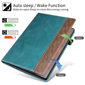 Custodia in pelle a portafoglio a contrasto di colore Hit per <span class=keywords><strong>Samsung</strong></span> <span class=keywords><strong>Galaxy</strong></span> <span class=keywords><strong>Tab</strong></span> <span class=keywords><strong>S6</strong></span> <span class=keywords><strong>Lite</strong></span> <span class=keywords><strong>P610</strong></span> custodia per cavalletto a doppio colore per Tablet - Product Image 5