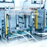Plaque de refroidissement liquide en aluminium personnalisée avec tubes en cuivre, plaque de refroidissement par eau pour services de pliage, de découpe et de soudage