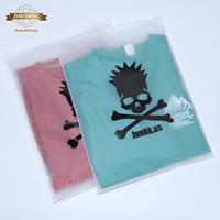 T-shirt avec logo personnalisé givré fermeture éclair CPE recyclable emballage biodégradable sac en plastique mat vêtements chaussettes chaussures cadeau de shopping