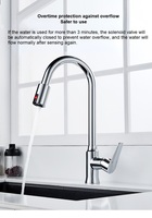 Adaptateur de robinet automatique de cuisine, adaptateur de robinet à capteur de mouvement, robinet à capteur d'induction IPX6