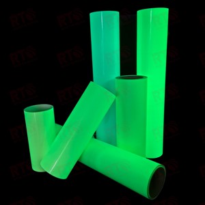 Filme Luminescente de Saída de Emergência Impresso em PVC 1,22m*45,7m 4 Horas Fita Adesiva Refletiva que Brilha no Escuro - Product Image 5