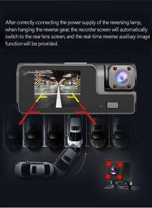 <span class=keywords><strong>Dashcam</strong></span> 1080P HD con tre lenti posteriori posteriori per auto DVR WIFI registratore Video con schermo garanzia di 1 anno - Product Image 6